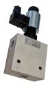 Regulator dzielnik przepływu oleju hydraulicznego proporcjonalny 3 drogowy WDUD 40L 24VDC Ponar