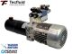 1,5kW Zasilacz hydrauliczny 230V 1,7 l/min elektro pompa ze zbiornikiem 3L TecFluid 2 sekcje valtaro motori agregat 2 sekcyjny