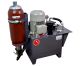 Zasilacz hydrauliczny z hydro akumulatorem 4KW zbiornik 60L 1 sekcja hydro akumulatorem 